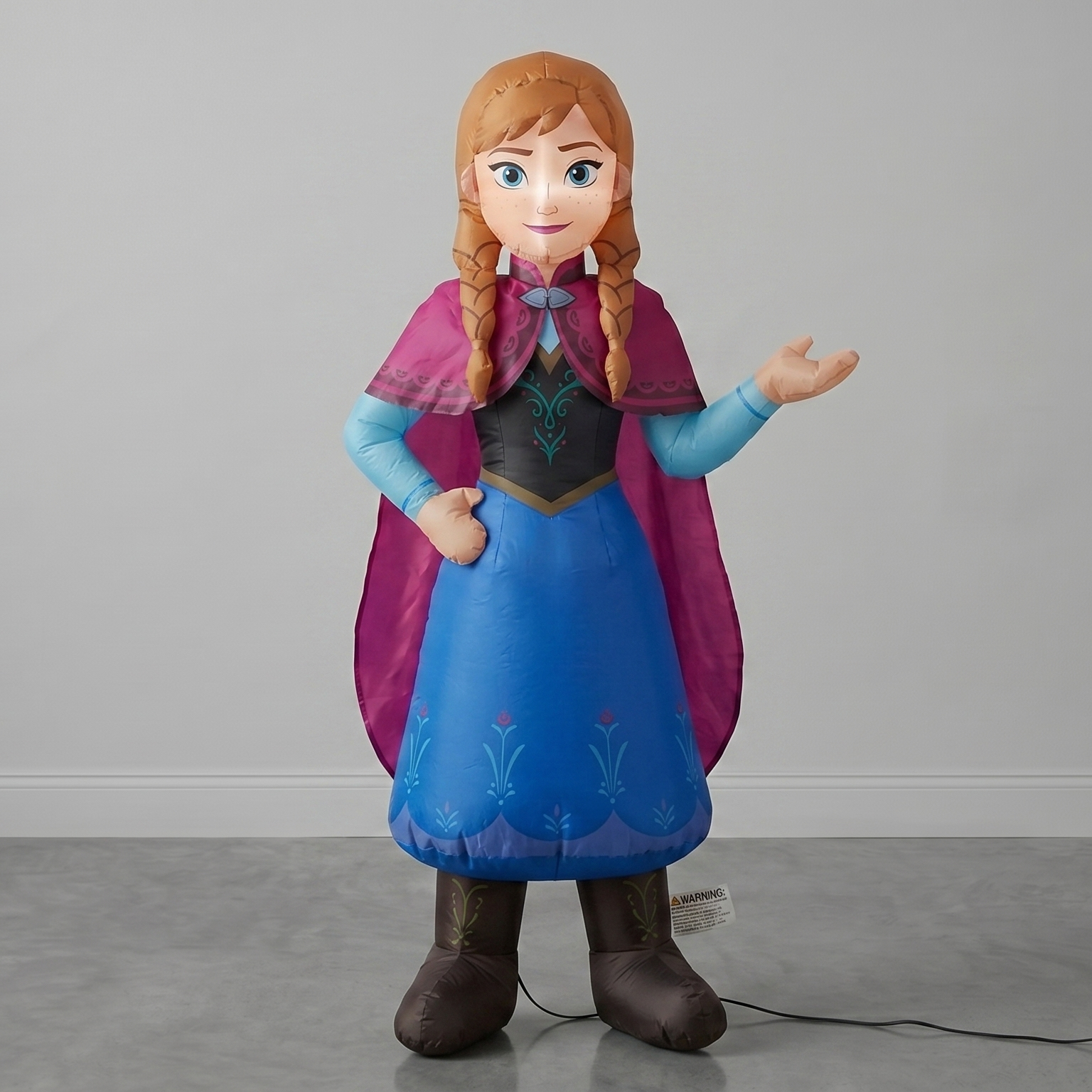 Frozen Princess Anna Blow Up Inflatable Yard 5' Foot Decoration Party Prop Sign Holiday Birthday