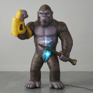 Godzilla x Kong New Empire Kong with Glove Axe Blow Up Inflatable Yard 5' Foot Decoration Party Prop Sign Holiday Birthday