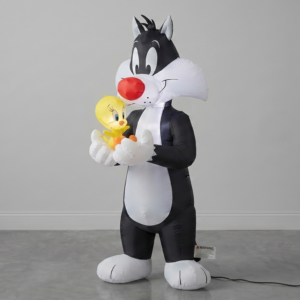 Looney Tunes Sylvester Cat Tweety Bird Inflatable Yard 5' Foot Decoration Party Prop Sign Holiday Birthday