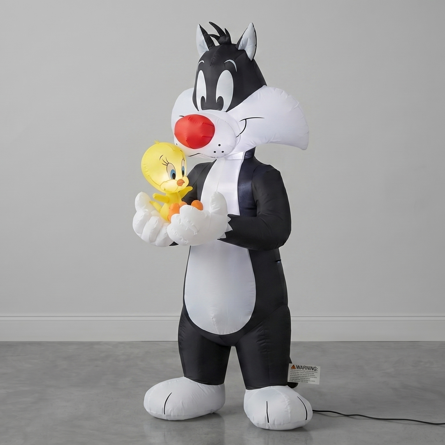 Looney Tunes Sylvester Cat Tweety Bird Inflatable Yard 5' Foot Decoration Party Prop Sign Holiday Birthday