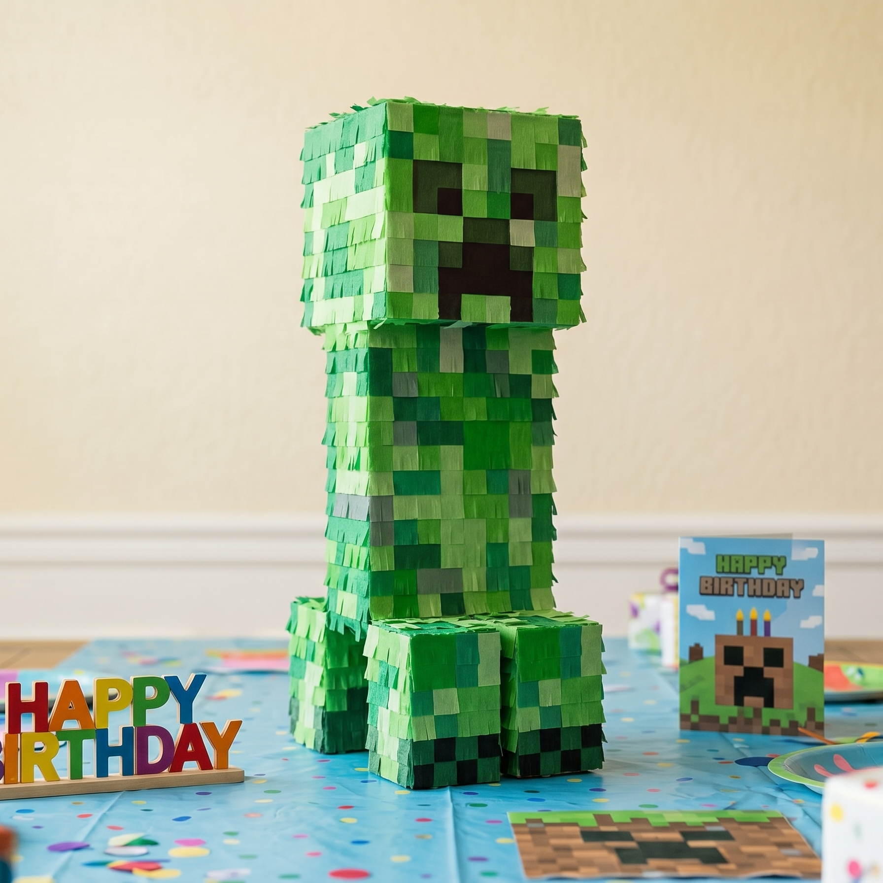 Minecraft Creeper 3D Pinata 24" inch Decoration Party Birthday