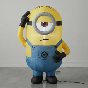 Minions Stuart Blow Up Inflatable Yard 4" Foot Decoration Party Prop Sign Holiday Birthday