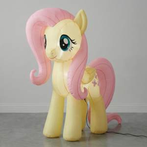 My Little Pony Fluttershy Blow Up Inflatable Yard 4" Foot Decoration Party Prop Sign Holiday Birthday