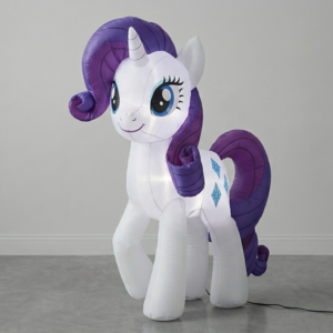 My Little Pony Rarity Blow Up Inflatable Yard 4" Foot Decoration Party Prop Sign Holiday Birthday