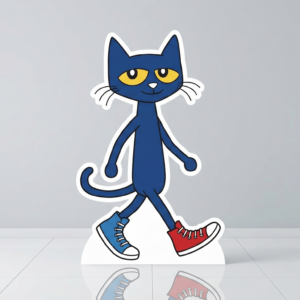 Pete the Cat Cardboard Cutout Yard Sign Life Size Prop Decoration Party Birthday