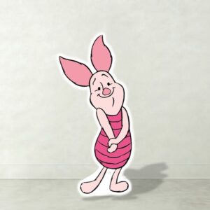 Winnie the Pooh Piglet Cardboard Cutout Yard Sign Life Size Prop Decoration Party Birthday