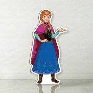Princess Frozen Cartoon Anna Cardboard Cutout Yard Sign Life Size Prop Decoration Party Birthday