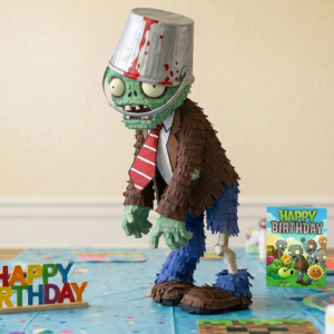 Plants vs Zombies Zombie Buckethead 3D Pinata 24" inch Decoration Party Birthday