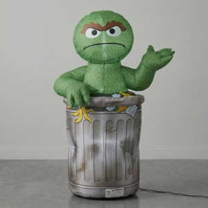 Sesame Street Oscar the Grouch Blow Up Inflatable Yard 4" Foot Decoration Party Prop Sign Holiday Birthday