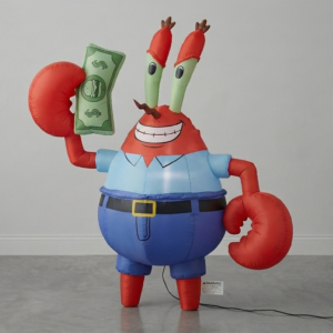 SpongeBob SquarePants Mr. Krabs Blow Up Inflatable Yard 5" Foot Decoration Party Prop Sign Holiday Birthday