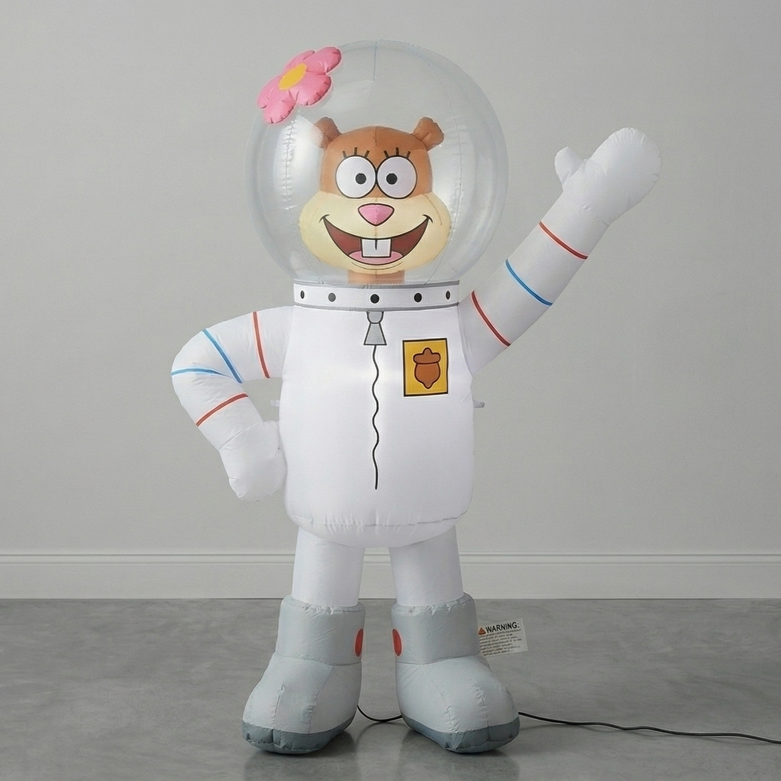 SpongeBob SquarePants Sandy Cheeks Blow Up Inflatable Yard 5" Foot Decoration Party Prop Sign Holiday Birthday
