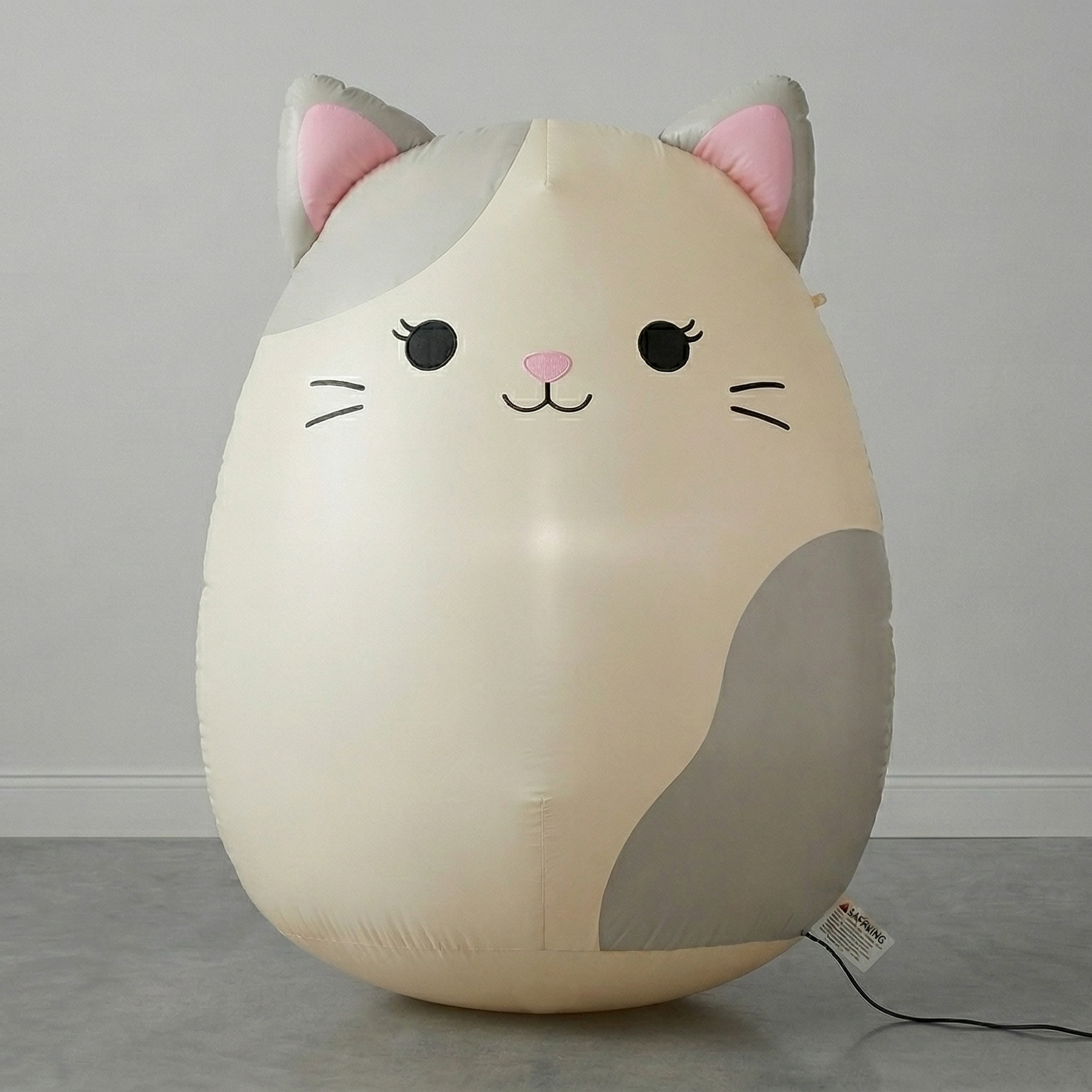 Squishmallow Cat Blow Up Inflatable Yard 4" Foot Decoration Party Prop Sign Holiday Birthday