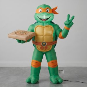 TMNT Ninja Turtles Mikey Michelangelo Inflatable Yard 5' Foot Decoration Party Prop Sign Holiday Birthday