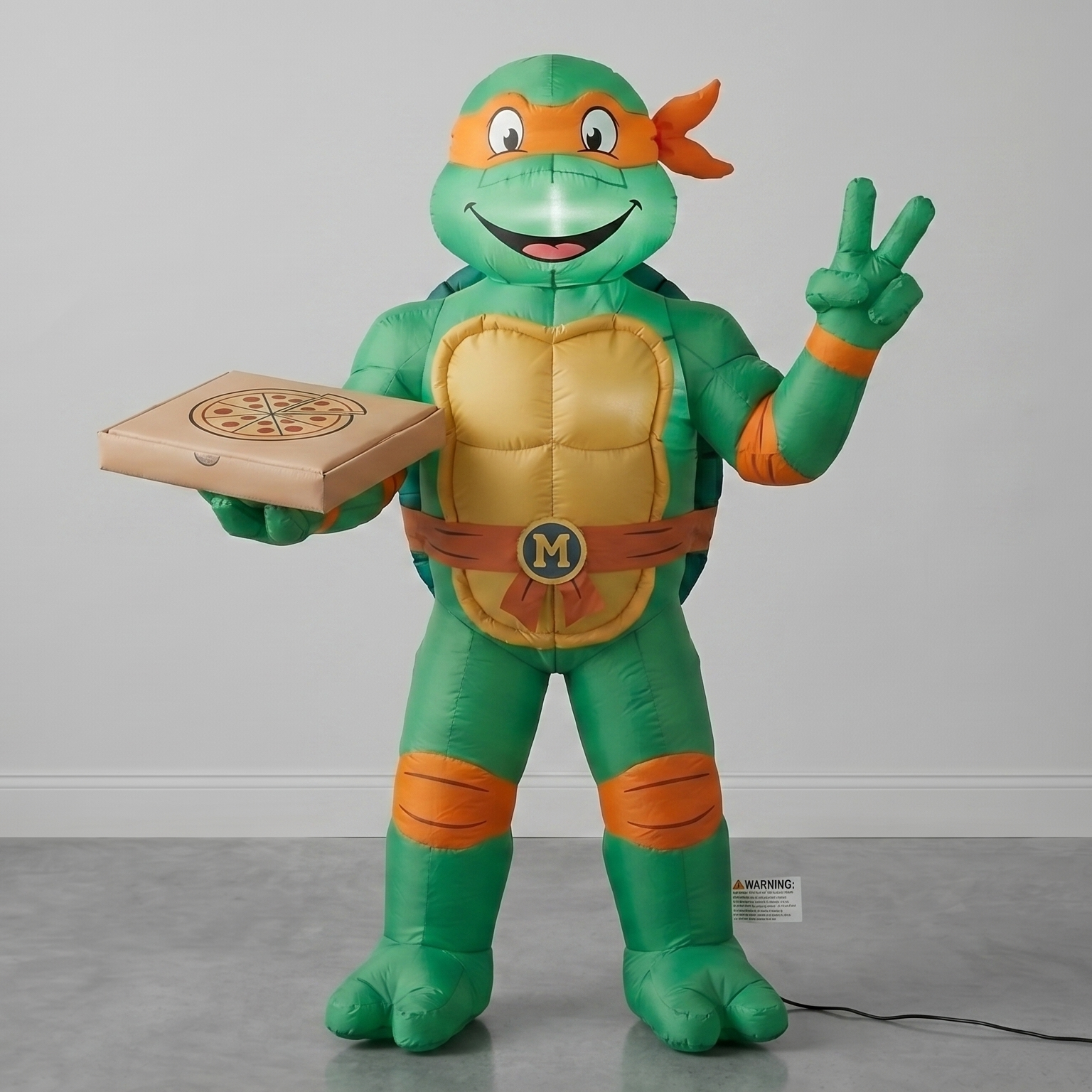 TMNT Ninja Turtles Mikey Michelangelo Inflatable Yard 5' Foot Decoration Party Prop Sign Holiday Birthday