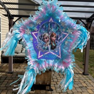 Frozen Princess Elsa Anna Star 3D Pinata 24" inch Decoration Party Birthday Decor Gift