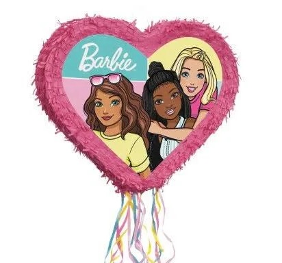 Barbie and Friends Heart 3D Pinata 24" inch Decoration Party Birthday Decor Gift