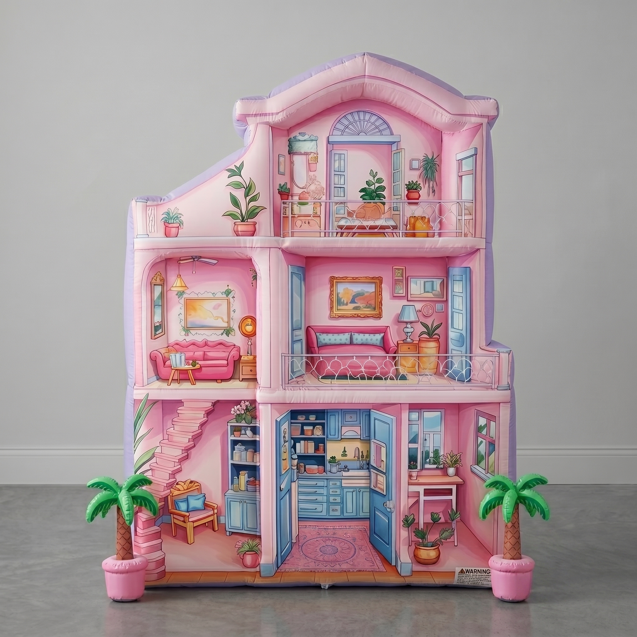 Barbie's House Inflatable Yard 6' Foot Decoration Party Prop Sign Holiday Birthday