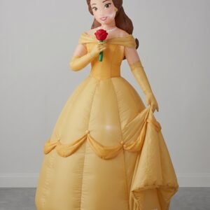 Princess Belle Beauty and The Beast Inflatable Yard 5' Foot Decoration Party Prop Sign Holiday Birthday