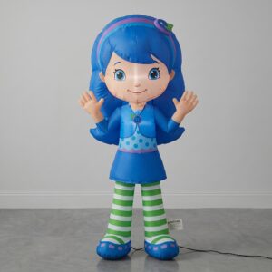 Strawberry Shortcake Blueberry Muffin Inflatable Yard 4' Foot Decoration Party Prop Sign Holiday Birthday