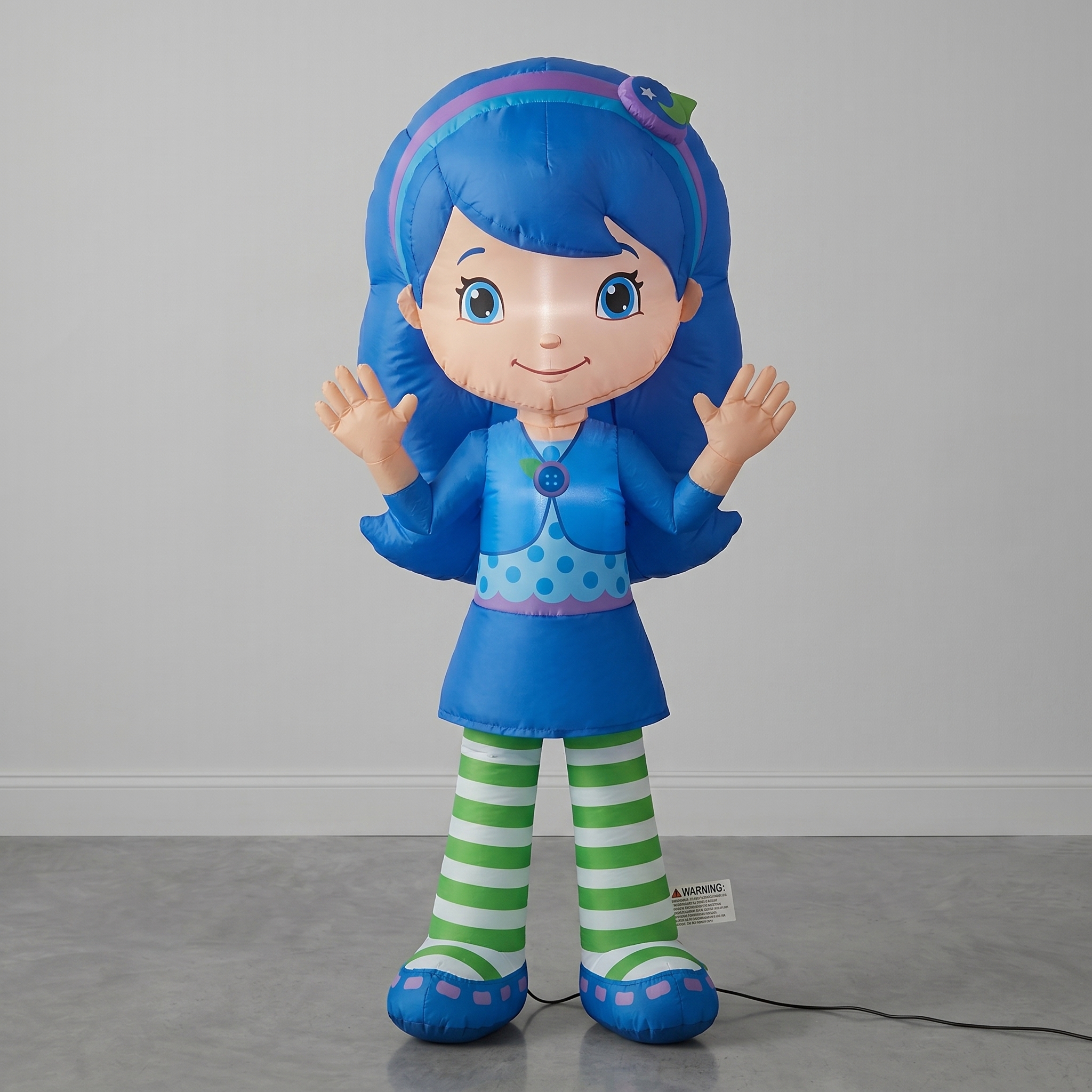 Strawberry Shortcake Blueberry Muffin Inflatable Yard 4' Foot Decoration Party Prop Sign Holiday Birthday