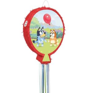 Bluey and Bingo Keepy Uppy Balloon Shaped 3D Pinata 24" inch Decoration Party Birthday Decor Gift