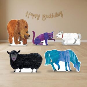 Brown Bear What do you see Coroplast Cutout Yard Sign Life Size Prop Decoration Party Birthday