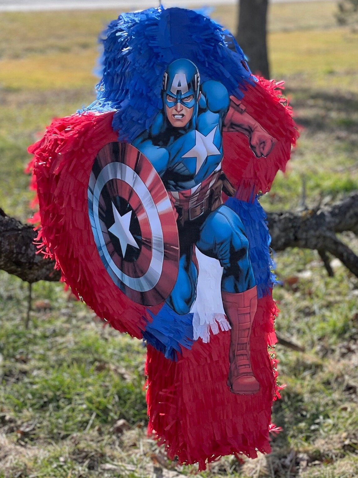 Captain America 3D Pinata 24" inch Decoration Party Birthday Decor Gift