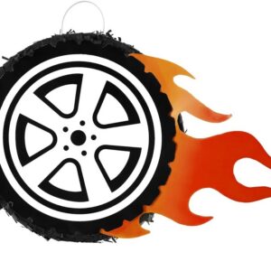 Car Tire Racing Car Round 3D Pinata 24" inch Decoration Party Birthday Decor Gift