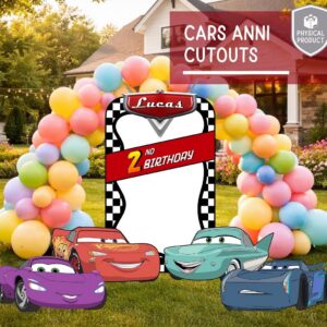 Cars Lightning McQueen 2 Foot Coroplast Cutout Yard Sign Life Size Prop Decoration Party Birthday