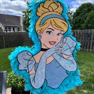 Princess Cinderella Bust 3D Pinata 24" inch Decoration Party Birthday Decor Gift