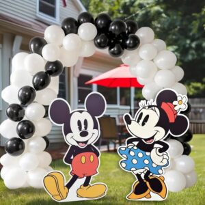 Classic Mickey Minnie Mouse Coroplast Cutout Yard Sign Life Size Prop Decoration Party Birthday