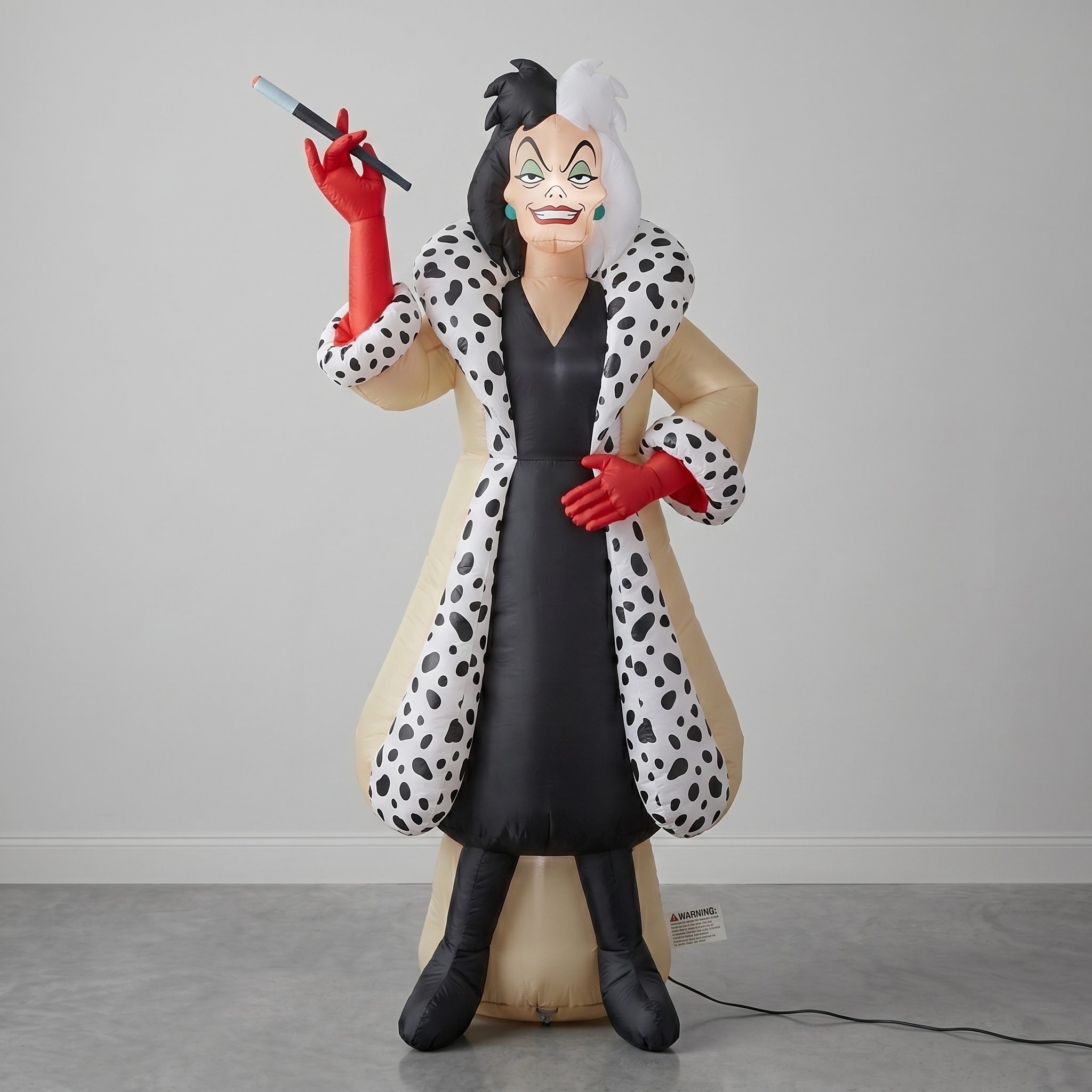 101 Dalmatians Cruella De Vil Inflatable Yard 6' Foot Decoration Party Prop Sign Holiday Birthday