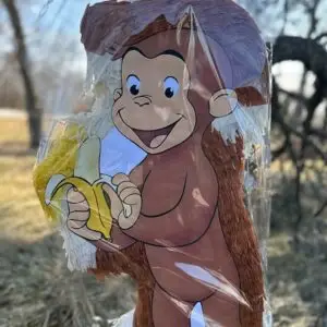 Curious George with Banana 3D Pinata 24" inch Decoration Party Birthday Decor Gift