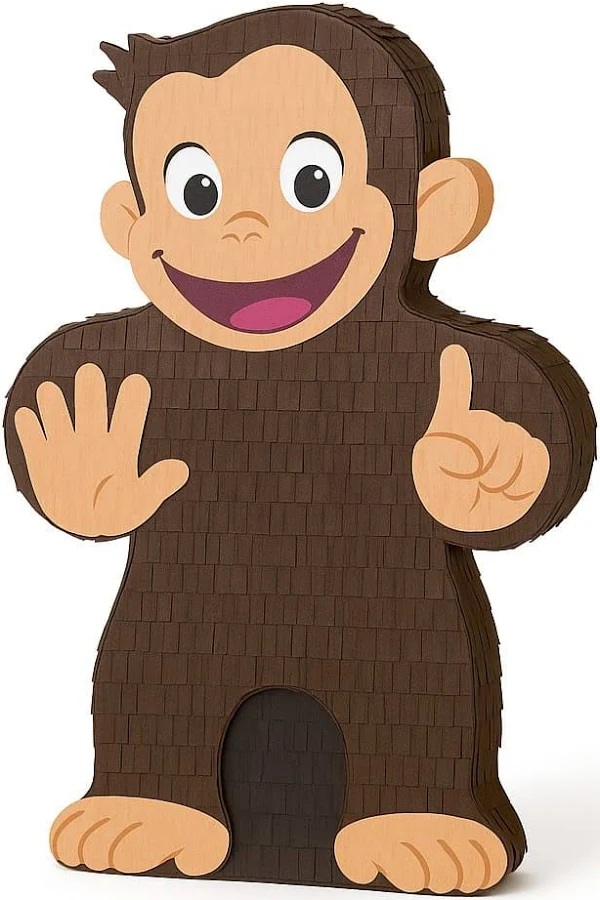 Curious George Cartoon Monkey 3D Pinata 24" inch Decoration Party Birthday Decor Gift