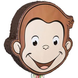 Curious George Face 3D Pinata 24" inch Decoration Party Birthday Decor Gift