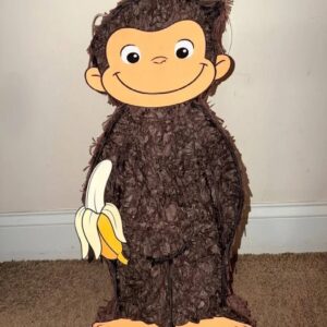 Curious George Fuzzy Monkey 3D Pinata 24" inch Decoration Party Birthday Decor Gift