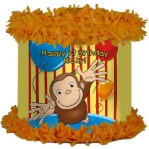 Curious George Personalized Name 3D Pinata 24" inch Decoration Party Birthday Decor Gift