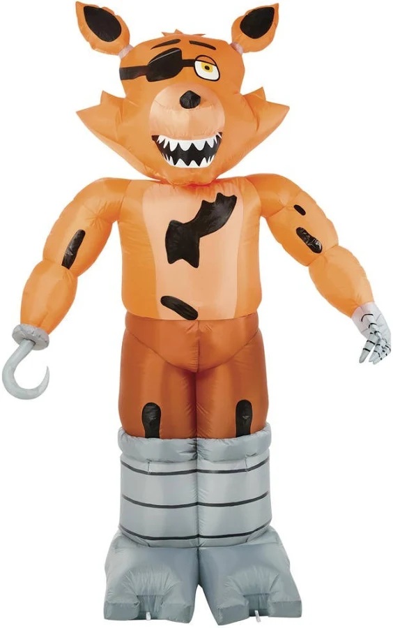 Five Nights at Freddy's FNAF Foxy Inflatable Yard 6' Foot Decoration Party Prop Sign Holiday Birthday
