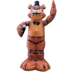 Five Nights at Freddy's FNAF Freddy Fazbear Inflatable Yard 6' Foot Decoration Party Prop Sign Holiday Birthday