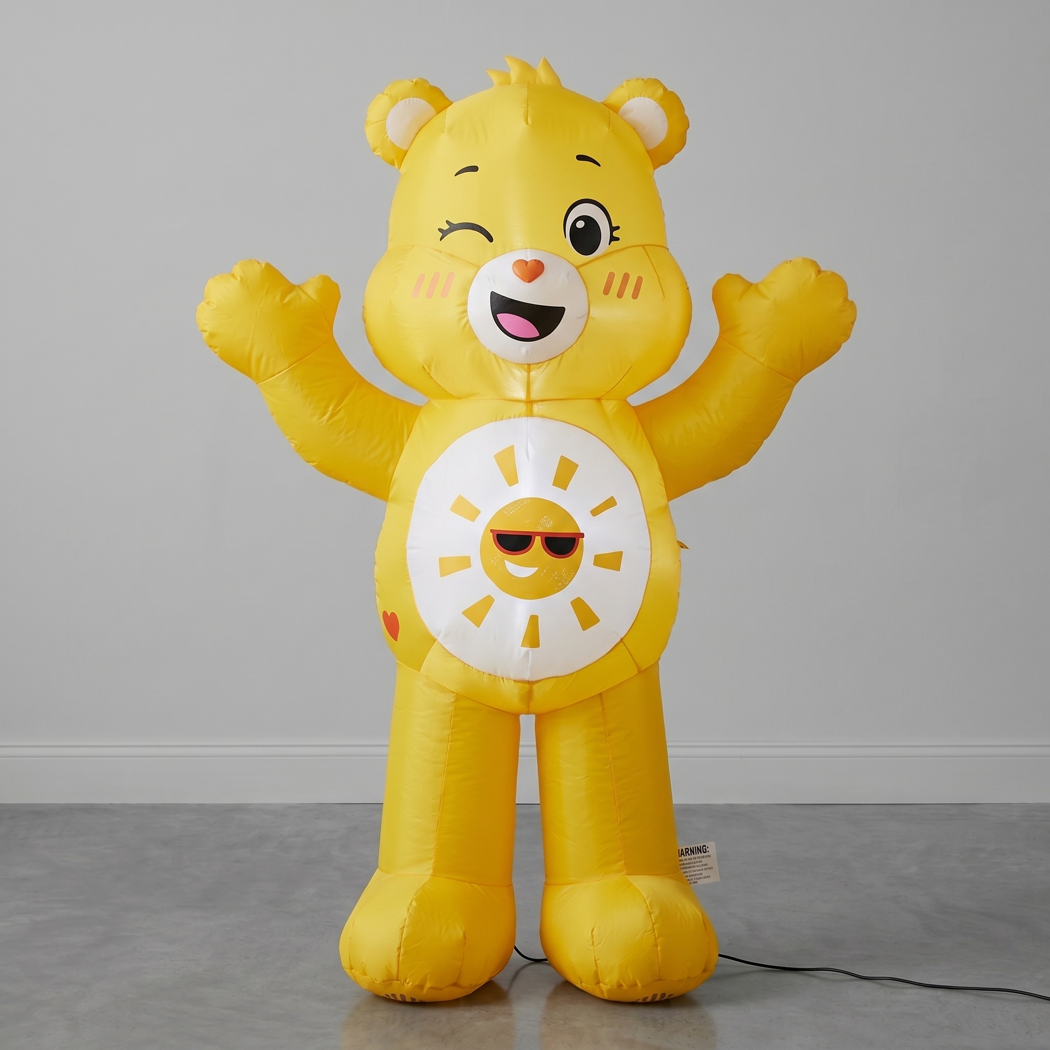 Care Bears Funshine Bear Inflatable Yard 4' Foot Decoration Party Prop Sign Holiday Birthday