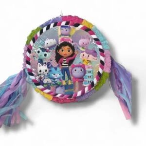 Gabby's Dollhouse and Friends Round 3D Pinata 24" inch Decoration Party Birthday Decor Gift
