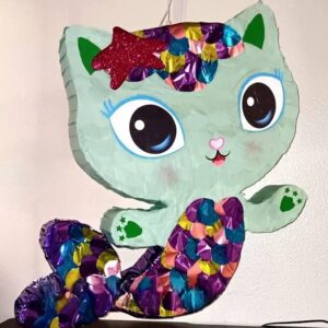 Gabby's Dollhouse Mercat 3D Pinata 24" inch Decoration Party Birthday Decor Gift