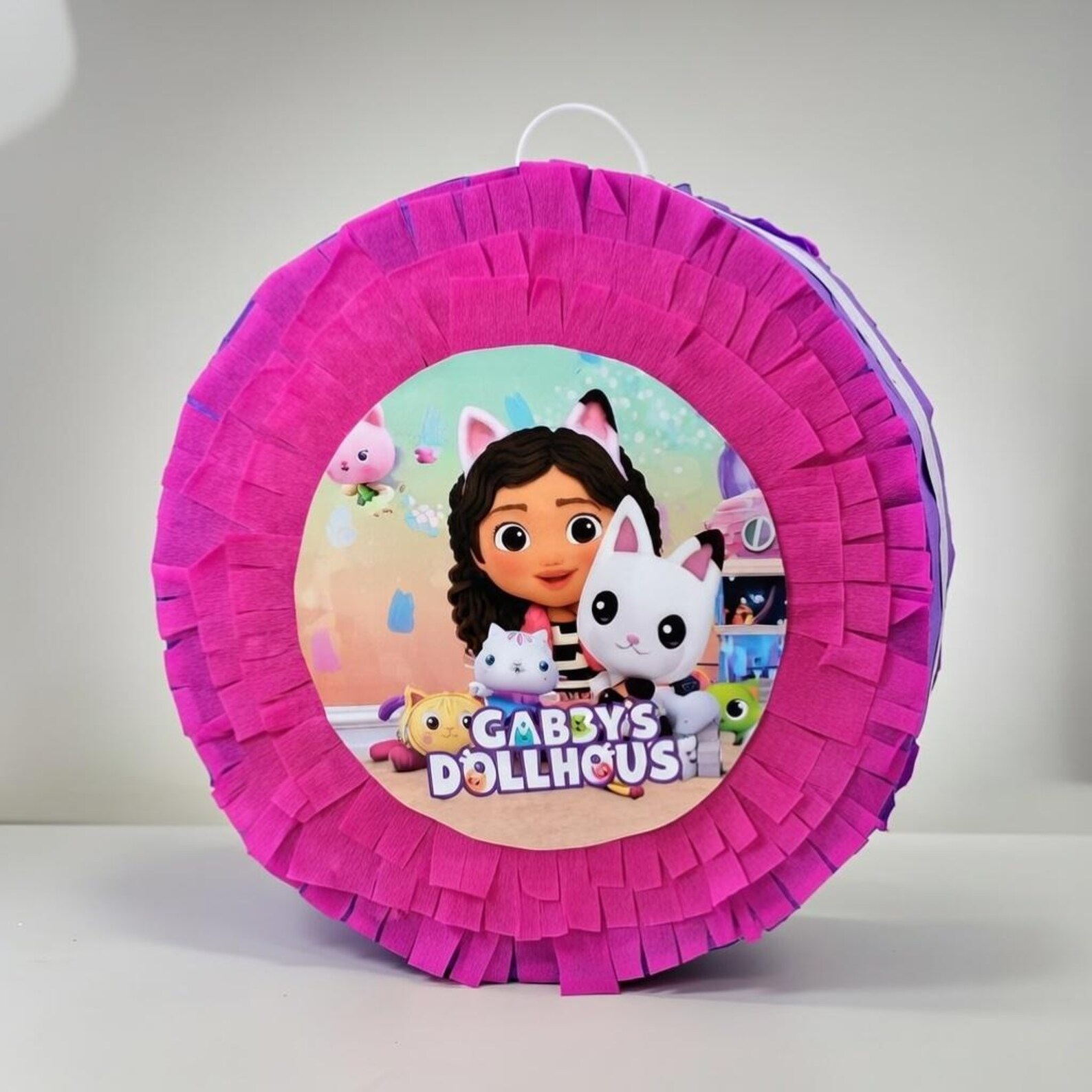 Gabby's Dollhouse Round 3D Pinata 24" inch Decoration Party Birthday Decor Gift