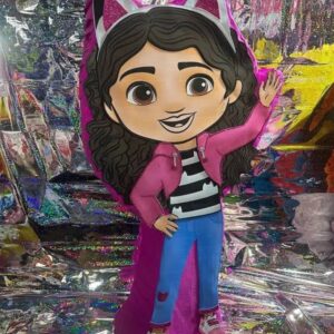Gabby's Dollhouse Waving 3D Pinata 24" inch Decoration Party Birthday Decor Gift