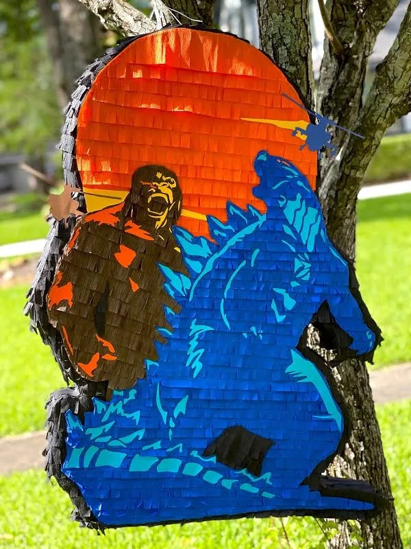 Godzilla and Kong 3D Pinata 24" inch Decoration Party Birthday Decor Gift