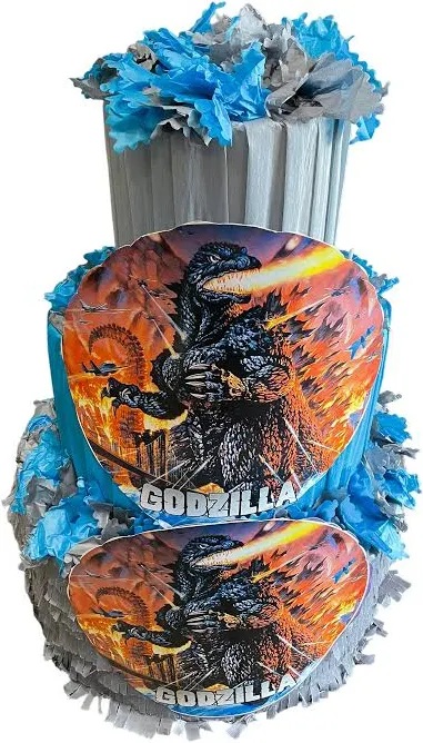 Godzilla Cake 3D Pinata 24" inch Decoration Party Birthday Decor Gift