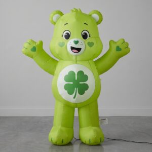 Care Bears Good Luck Bear Inflatable Yard 4' Foot Decoration Party Prop Sign Holiday Birthday