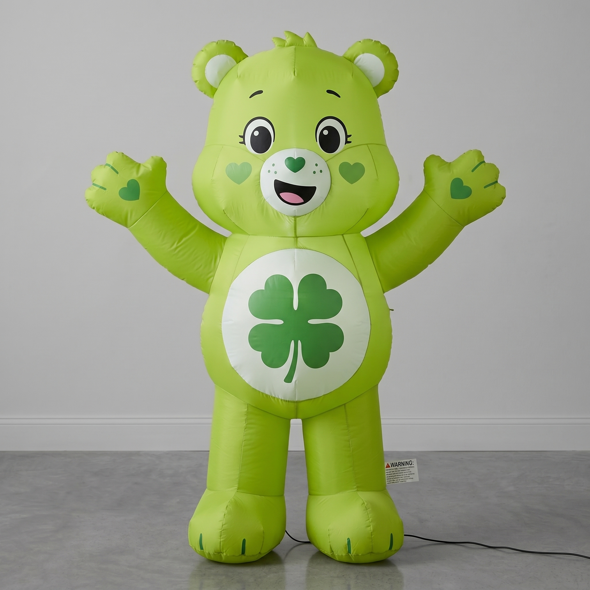 Care Bears Good Luck Bear Inflatable Yard 4' Foot Decoration Party Prop Sign Holiday Birthday