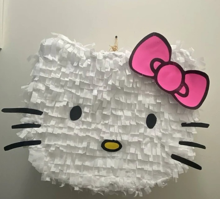 Hello Kitty Face 3D Pinata 24" inch Decoration Party Birthday Decor Gift