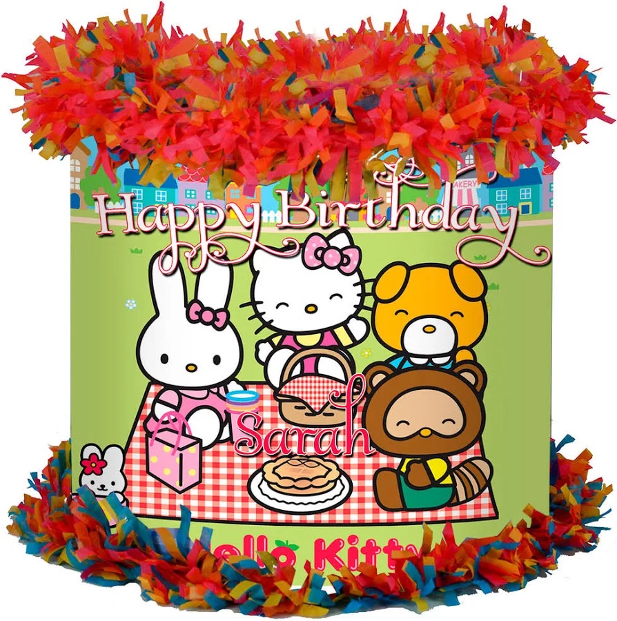 Hello Kitty Friends Personalized 3D Pinata 24" inch Decoration Party Birthday Decor Gift